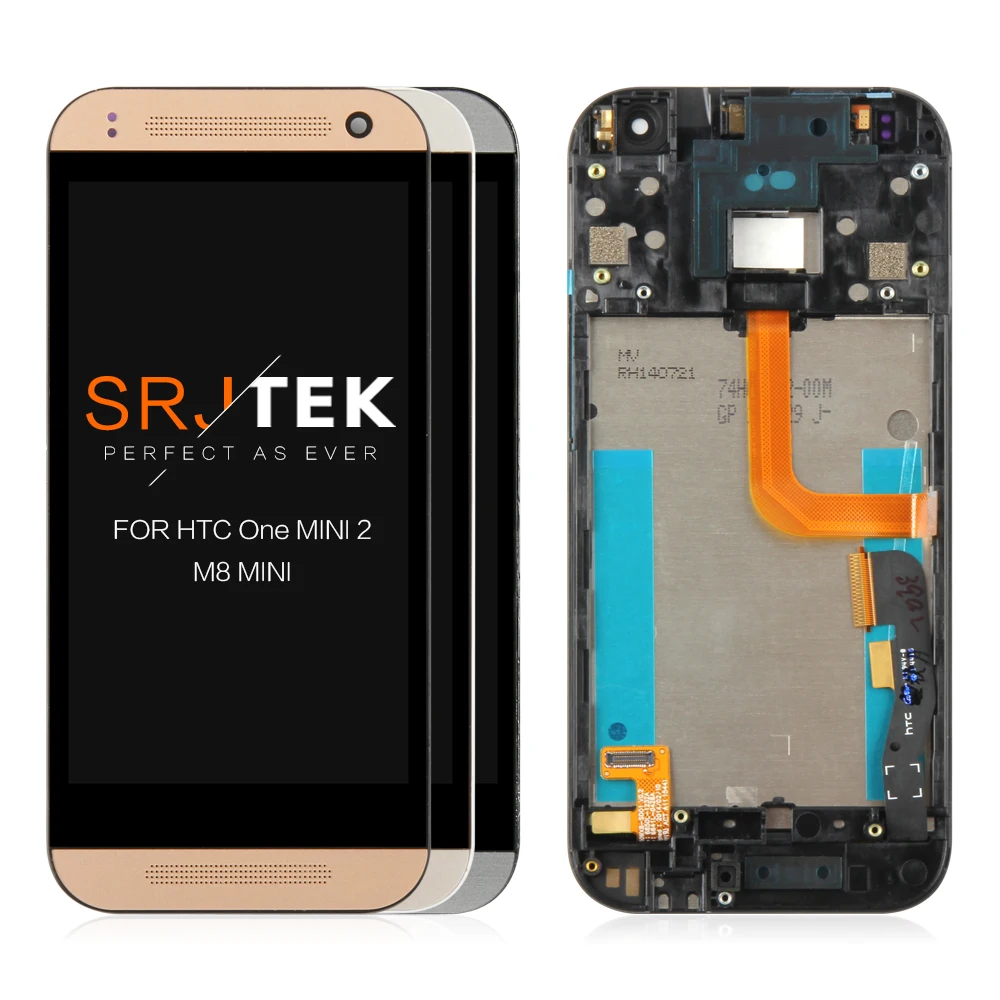 Для HTC One mini 2 ЖК дисплей Дисплей кодирующий преобразователь сенсорного экрана в