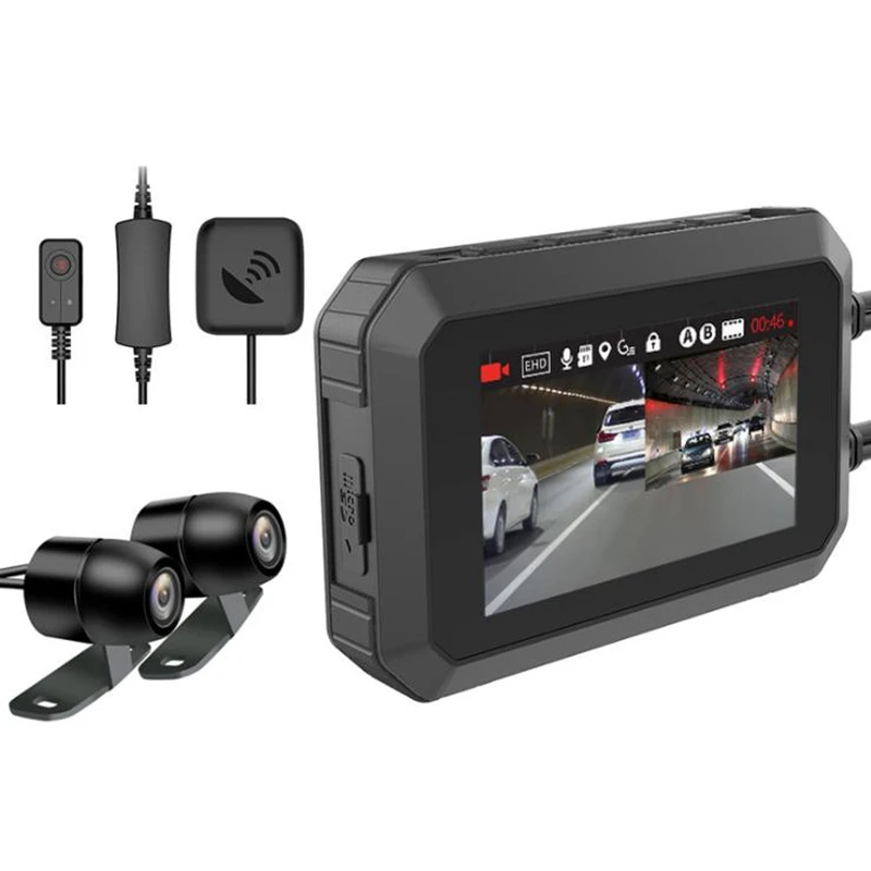 구매 1080P HD 3 인치 카메라 오토바이 DVR 대시 캠, 운전 레코더 G-센서 무선 와이파이 MS59 구매 1080P HD 3 인치 카메라 오토바이 DVR 대시 캠, 운전 레코더 G-센서 무선 와이파이 MS59