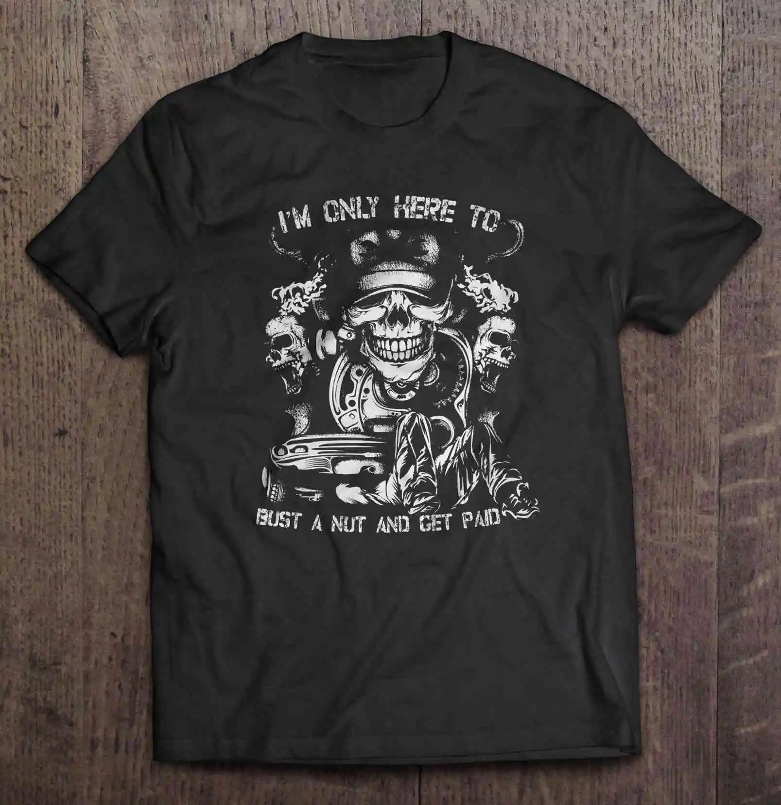 Я здесь только для того чтобы обрезать орех и получить платные футболки с