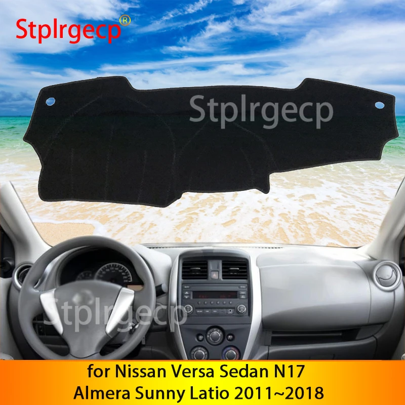 

for Nissan Versa Sedan N17 Almera Sunny Latio 2011~2018 Anti-Slip Mat Dashboard Cover Pad Sunshade Dashmat Accessories 2016 2017