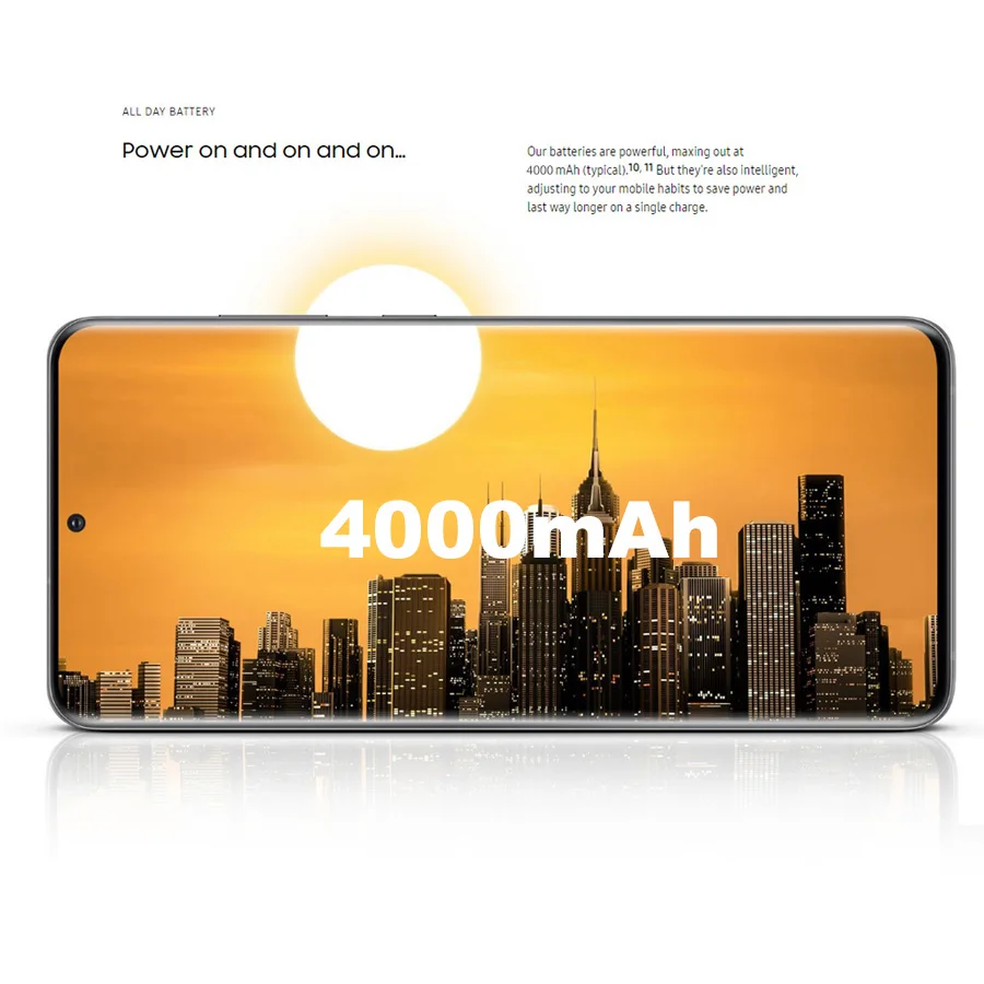 Новый Samsung Galaxy S20 G980F/DS 4G мобильный телефон 6 2 &quot8 ГБ ОЗУ 128 Гб ПЗУ OctaCore 4000 мАч 64 мп 4