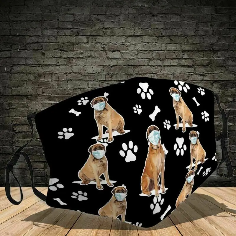 

Mastiff Dog Face Wear A Mask Lover Dog Gift Washable Reusable Face Mask