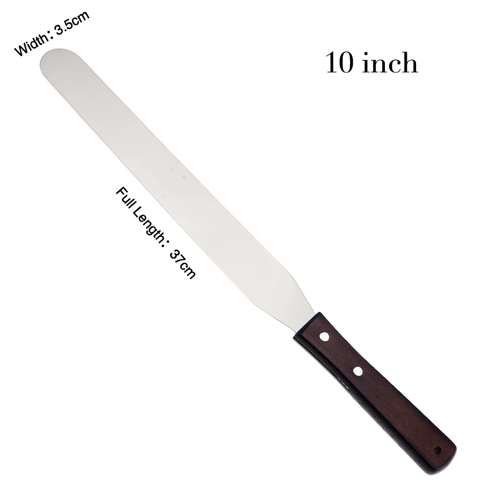 4/6/8/10 дюймов Нержавеющая сталь лопатка для торта соблазнительный крем масло