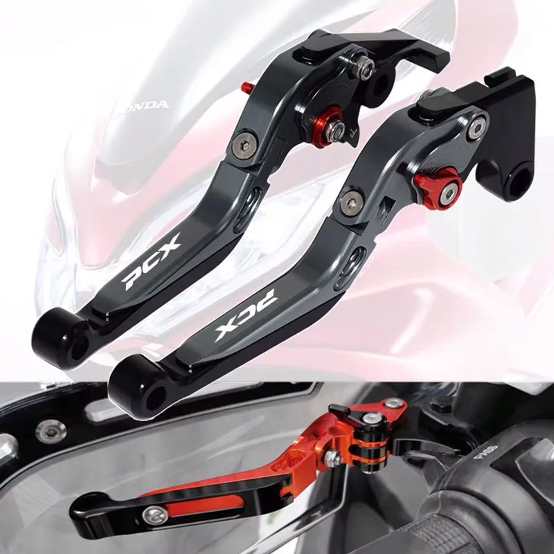For HONDA pcx 125 150 PCX125 PCX150 Motorcycle Accessories CNC Adjustable Foldable Extendable Scooter handle brake Clutch lever |
