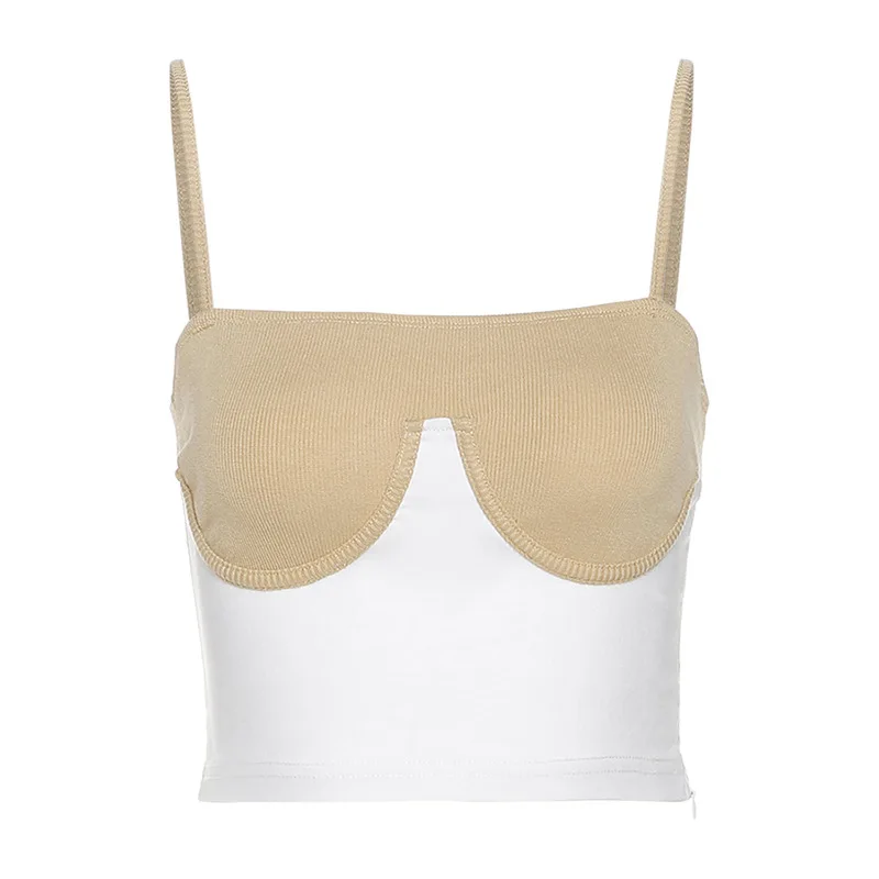

Women Tank Tops Streetwear Push Up Cropped Top for Female Lounge Solid Color Casual Sexy Lingerie Camiseta blusa Camisole Camis