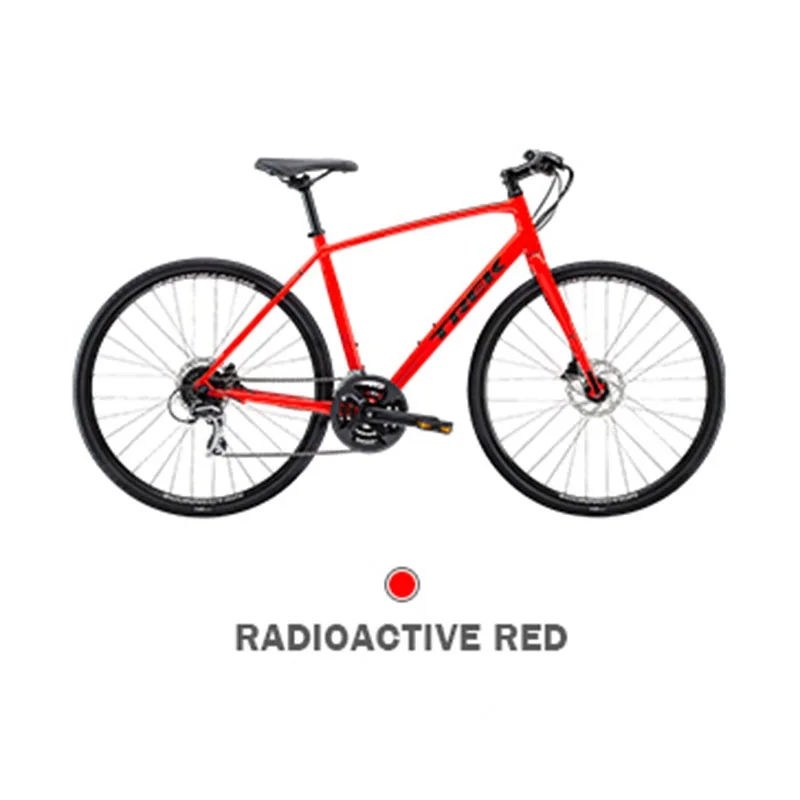 

Lightweight 24-speed Disc Brake Innerline Commuter Fitness City Leisure Multifunctional Bicycle Wheel Diameter 700C Red Aluminum