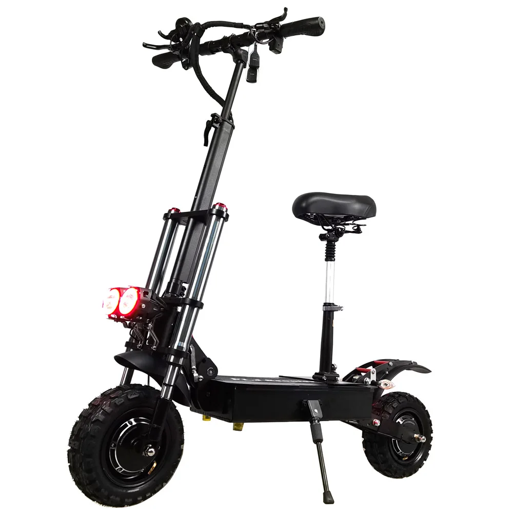FLJ 6000W Dual Motor Electric Scooter with 11inch vacuum tire On Road Off e bike kick scooter | Спорт и развлечения