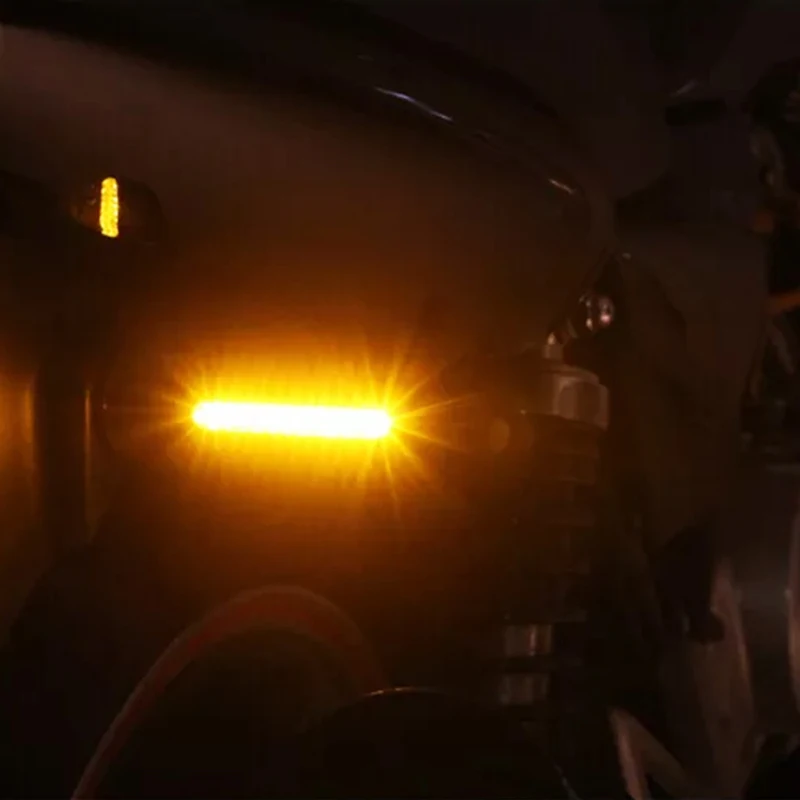 2 шт. светодиодный светильник для мотоцикла с поворотным сигналом желтый