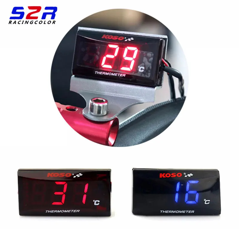 Датчик температуры мотоцикла Koso универсальный цифровой мини-Измеритель для Yamaha