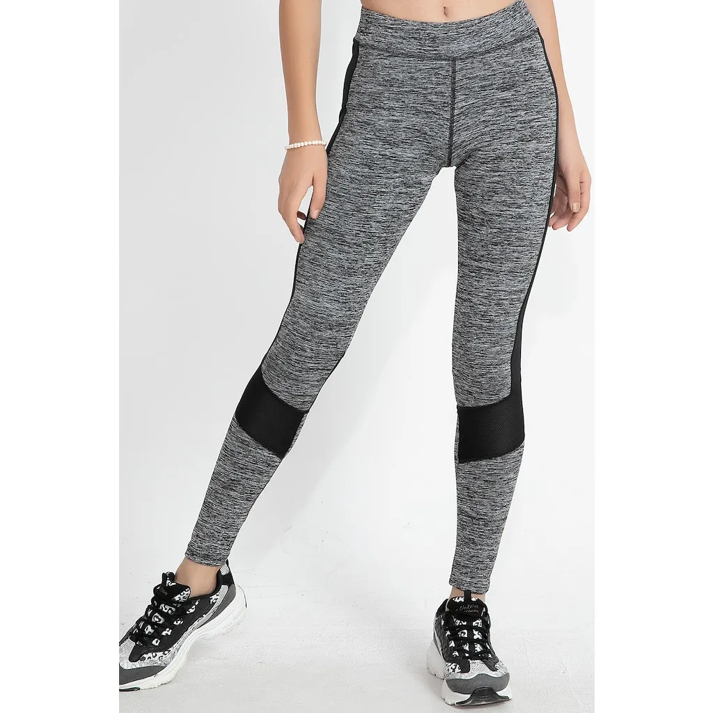WPR Fishnet Detailed Women Athletic Leggings