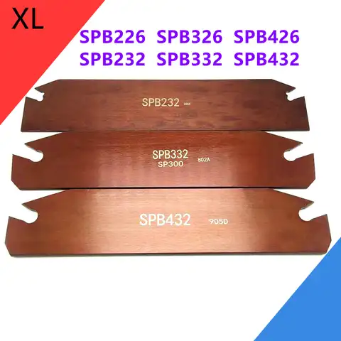 Сменное отрезное лезвие SPB232 SPB332 SPB432, SPB32-3 32 мм для пазовых инструментов SP300 PC9030 NC3020 NC3030, для токарного станка с ЧПУ