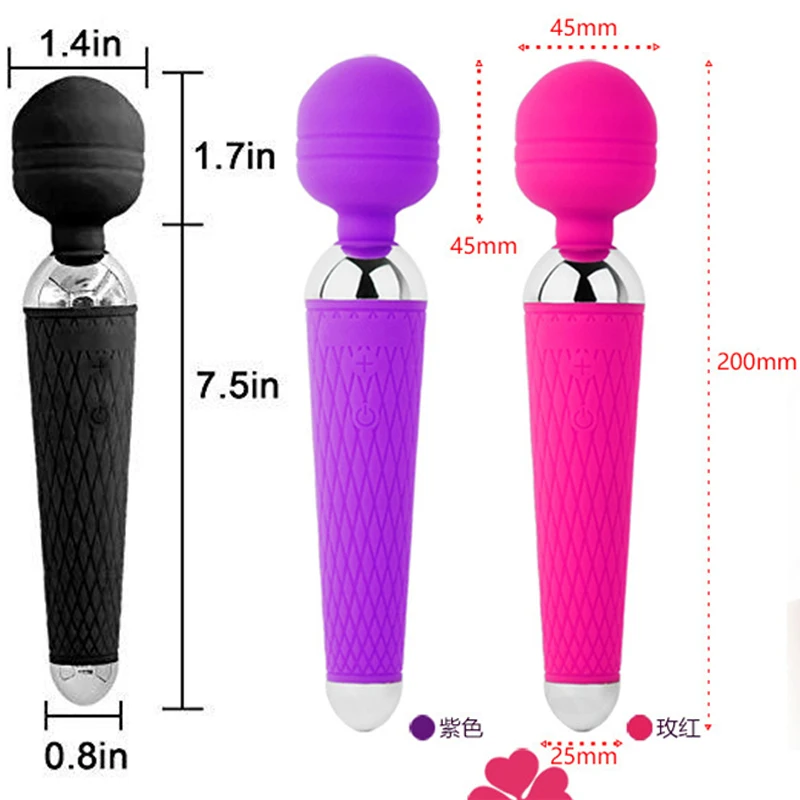 Мощный AV вибратор Волшебная палочка Женский Стимулятор клитора G-Spot Массажная