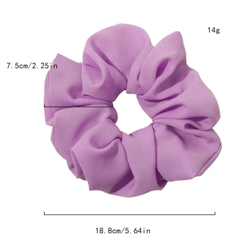 

Women Girls Vintage Elegant Chiffon Elastic Hair Bands Lady Lovely Soft Scrunchies Rubber Bands Female Fashion Hair Accessories