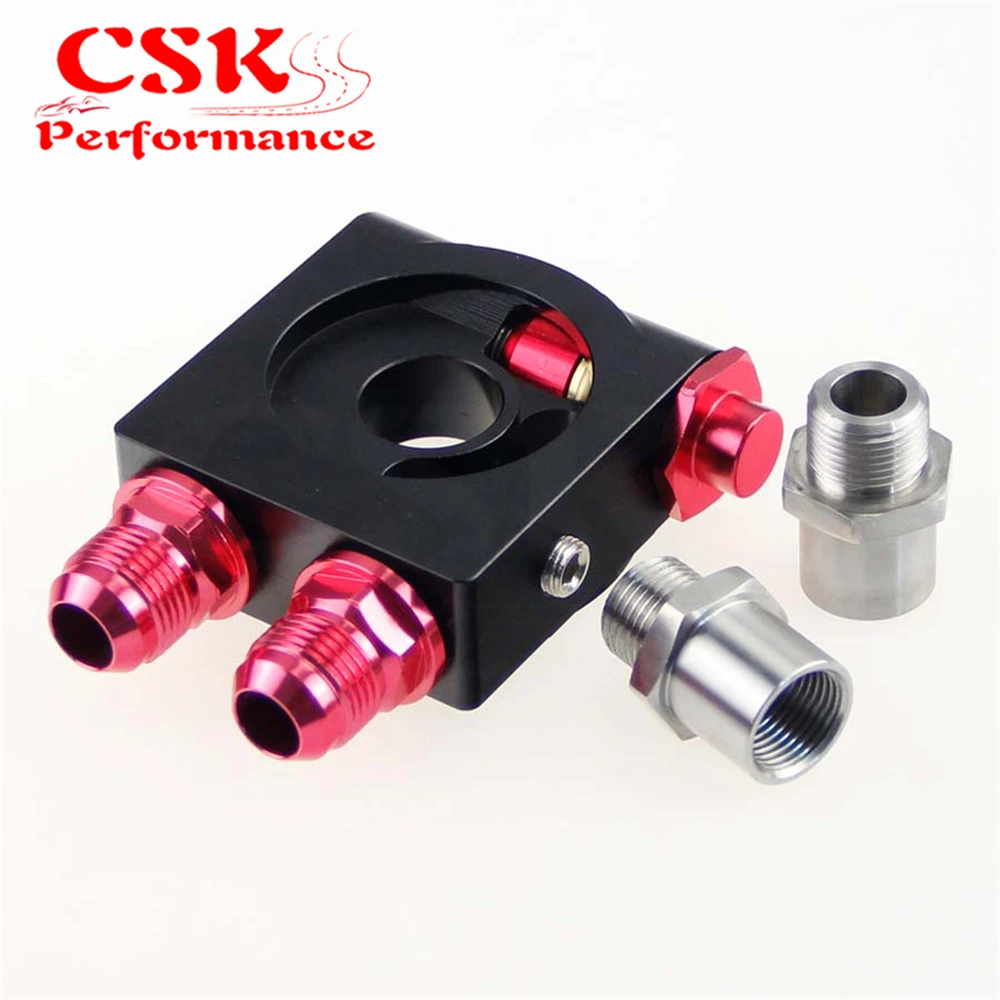 AN10 Масляный радиатор фильтр термостат сэндвич пластина адаптер 3/4 &quot16 UNF/M20 X1.5