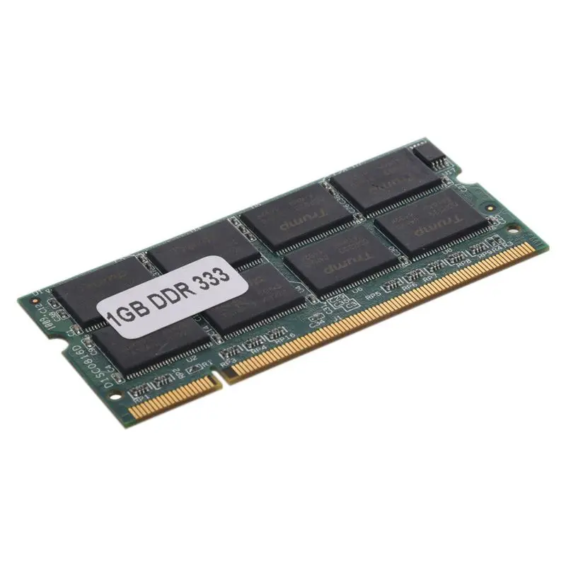 1 ГБ Гб DDR оперативная память ноутбука 333 МГц PC2700 NON ECC ПК DIMM 200 Pin код|Оперативная
