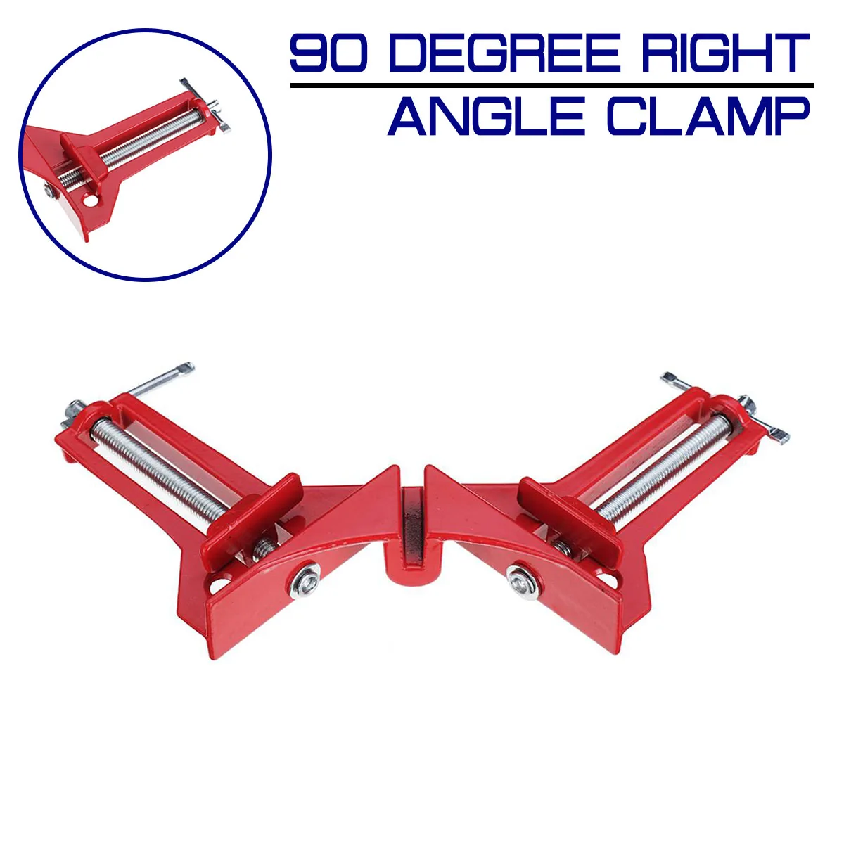 

4pcs Rugged 90 Degree Right Angle Clamp DIY Corner Clamps Quick Fixed Glass Wood Picture Fishtank Frame Woodwork Right Angle