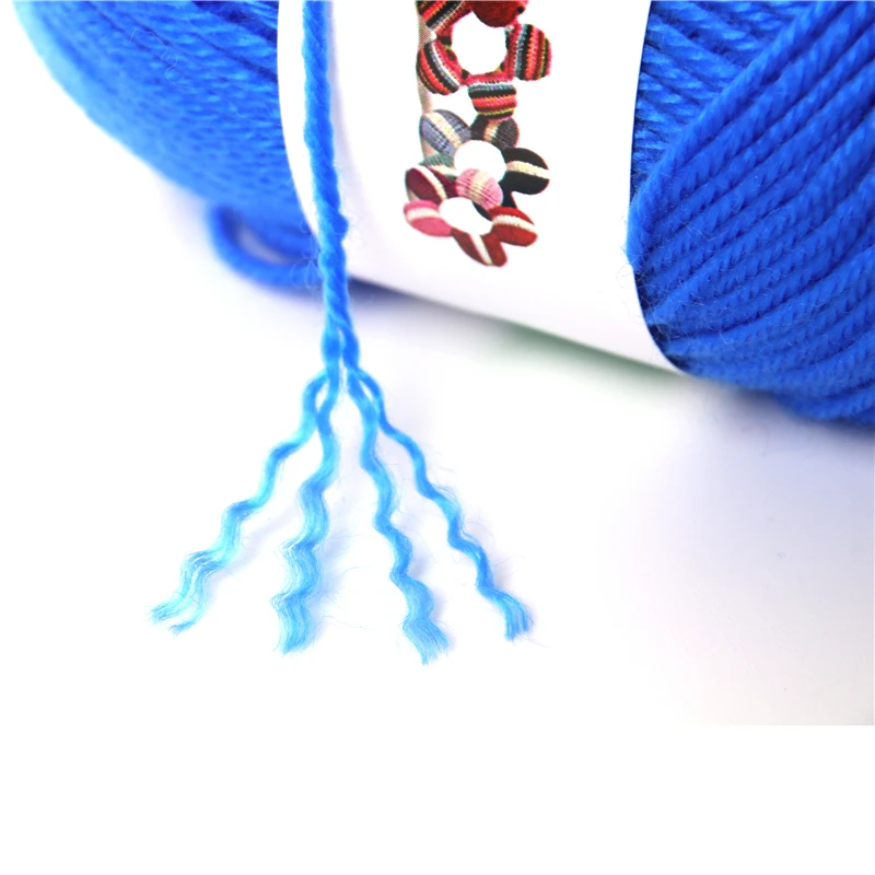 1 шт. нитки для вязания крючком Кашемировая Пряжа Вязания Шерсти Шелковой Пряжи