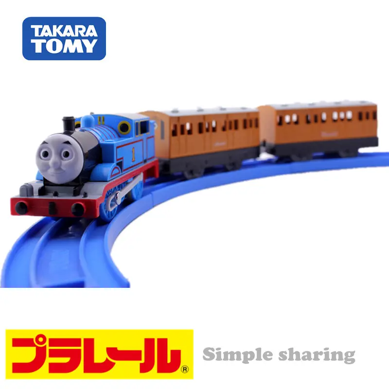 Takara Tomy Pla Rail Plarail Train &amp Friends TS-01 Thomas Japan Railway моторизованный Электрический Паровозик