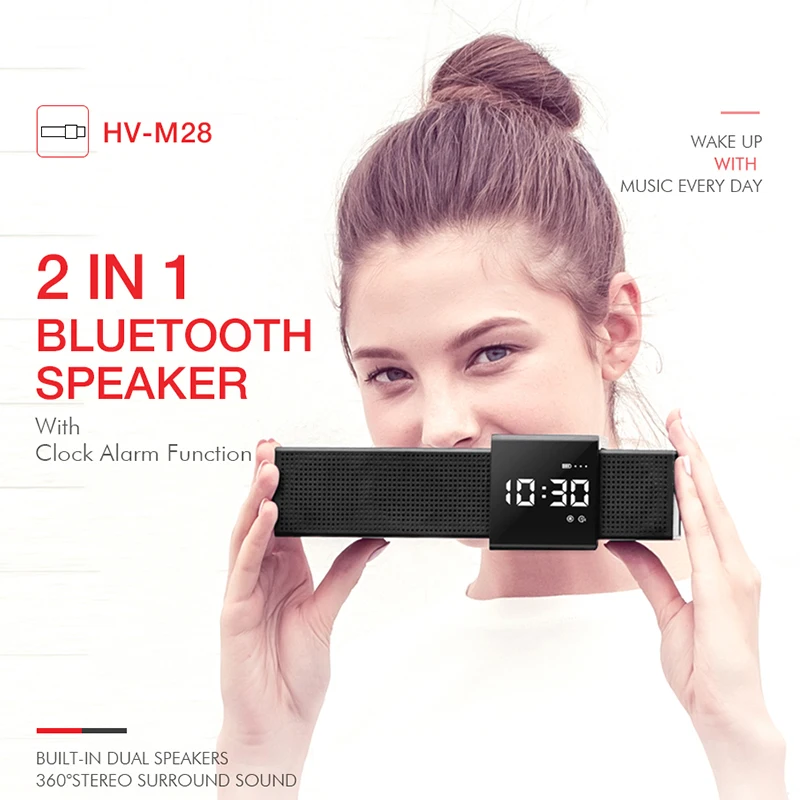 

Bluetooth-стереоколонка HAVIT M28 с поддержкой Bluetooth и FM-радио