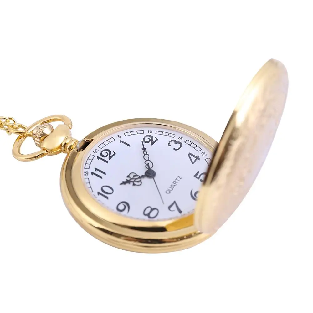 Роскошный золотистый чехол в стиле ретро 8849 с белой поверхностью и открытым