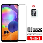 Защитное стекло 4 в 1 для Samsung A31, стекло для объектива камеры на Galaxy A31, Защитная пленка для экрана Galaxy A 31, стеклянная пленка 6,4 дюйма