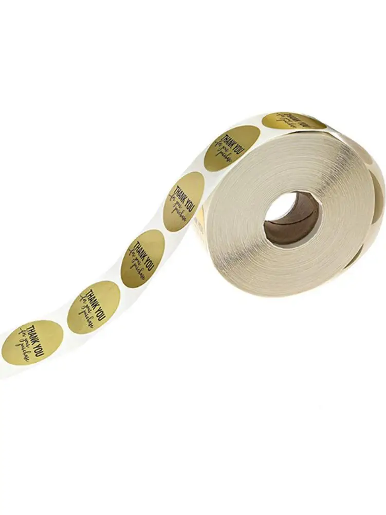 500 шт круглая наклейка из золотистой фольги бумажное полотенце корпоративная