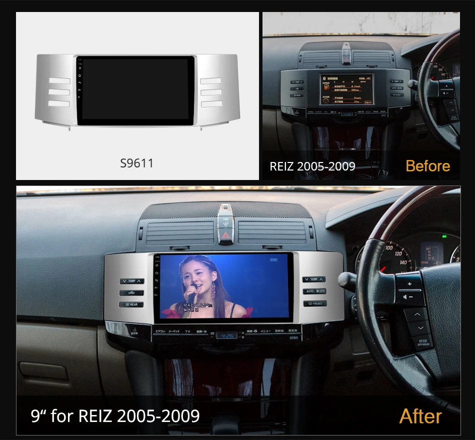 Автомагнитола Ownice K7 на Android 10 0 для Toyota REIZ 2005 -2009 GPS видео плеер 6 ГБ + 128 Гб быстрая