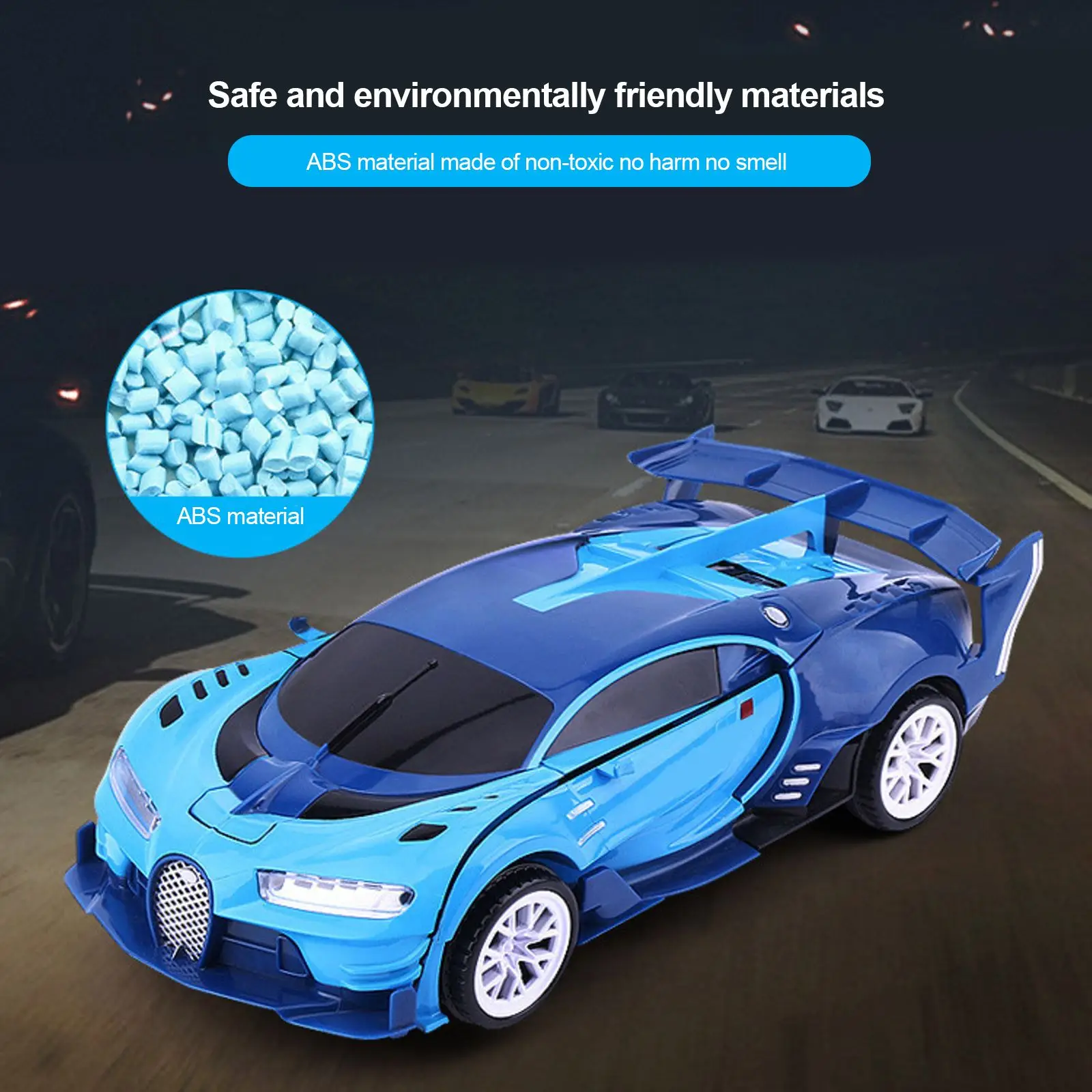 Детский робот трансформер модель спортивного автомобиля детская электрического