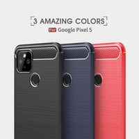 soft cover full protection carbon fiber tpu silicone phone for google pixel 6 6pro 3 3xl 3a 3axl 4 4xl 5 4a back cover