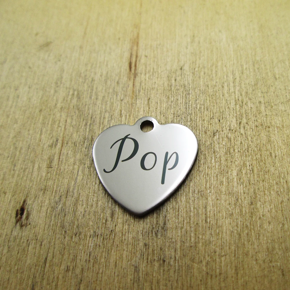 Подвески из нержавеющей стали с лазерной гравировкой сделай сам 10