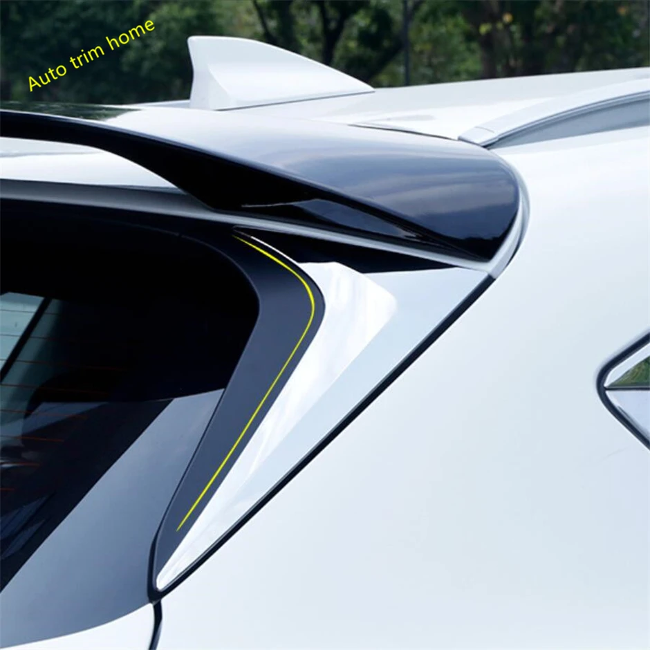Chrome сзади за окна Спойлер боковой полосы Крышка отделки пригодный для Mazda CX 5 CX5 2017