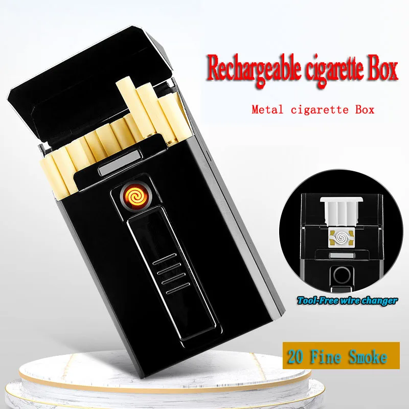 2019 новейший металлический ветрозащитный зарядное устройство с фонариком