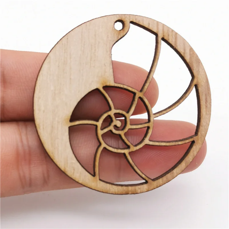 

Barwodo Wholesale Item Wooden Pendant Components For Jewelry Making Fashion Boho Bead Charm For Jewelry For DIY Finding Pendants