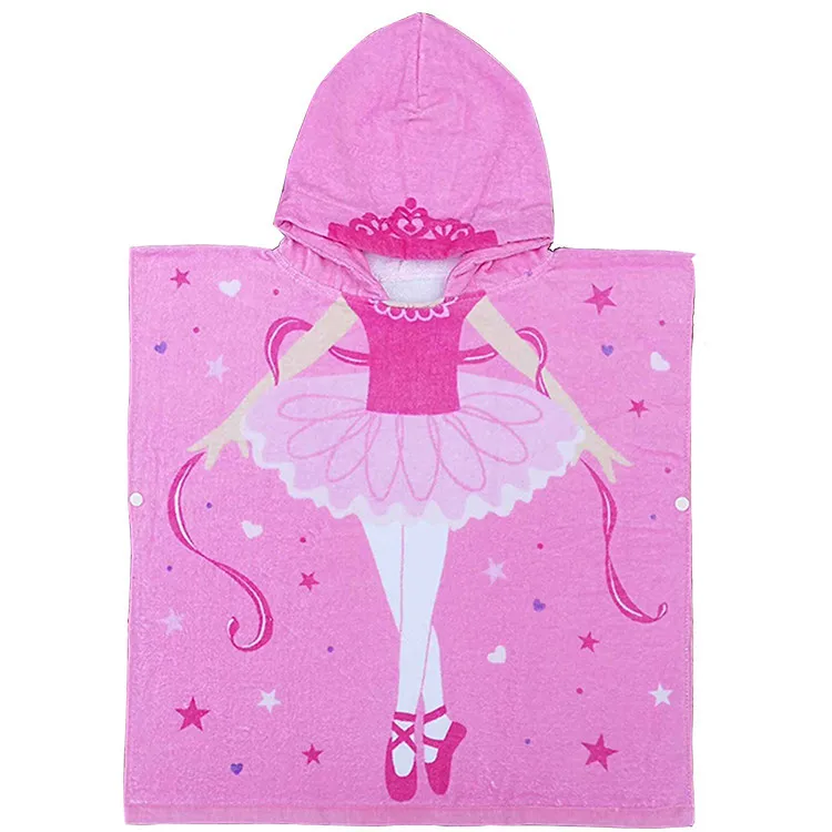 

Fashion Cartoon Animal Swimming Bathrobe Cotton Baby Boys Children Beach Towel Girls Hoodie Christmas Poncho Kids Bath Towel