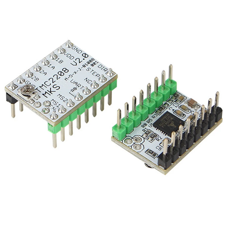 3D печать шаговый двигатель драйвер Mute TMC2208 мотор с прямой Inserter и радиатор|Детали