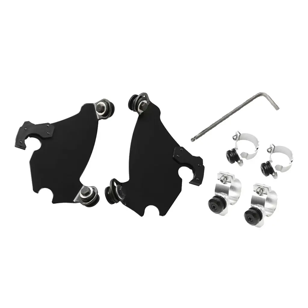 

49mm Fork Bracket Headlight Fairing Lock Mount Kit For XL1200 XL883