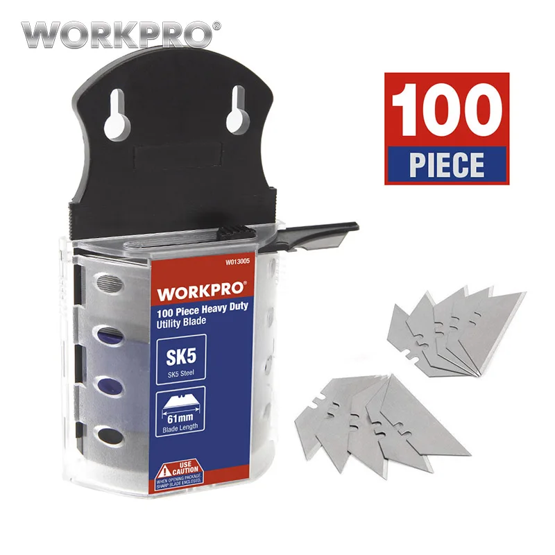 WORKPRO нож лезвия оригинальные лезвия сверхмощные лезвия для ножа SK5 стальные лезвия ножа 100 шт./лот
