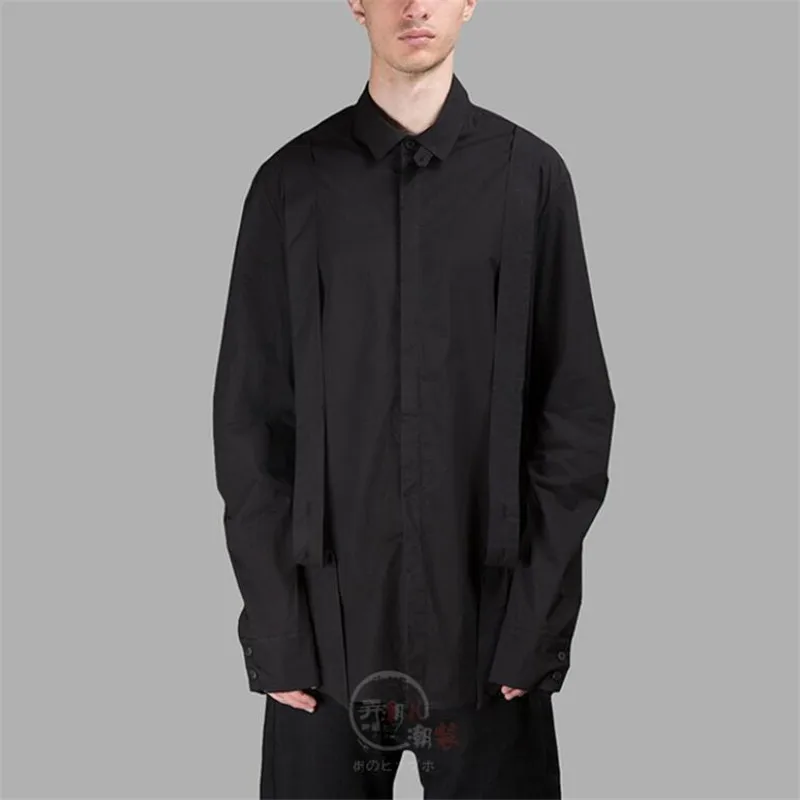 New spring and autumn black shirt fashion classic design casual jacket shirt S-6XL! Custom clothing
