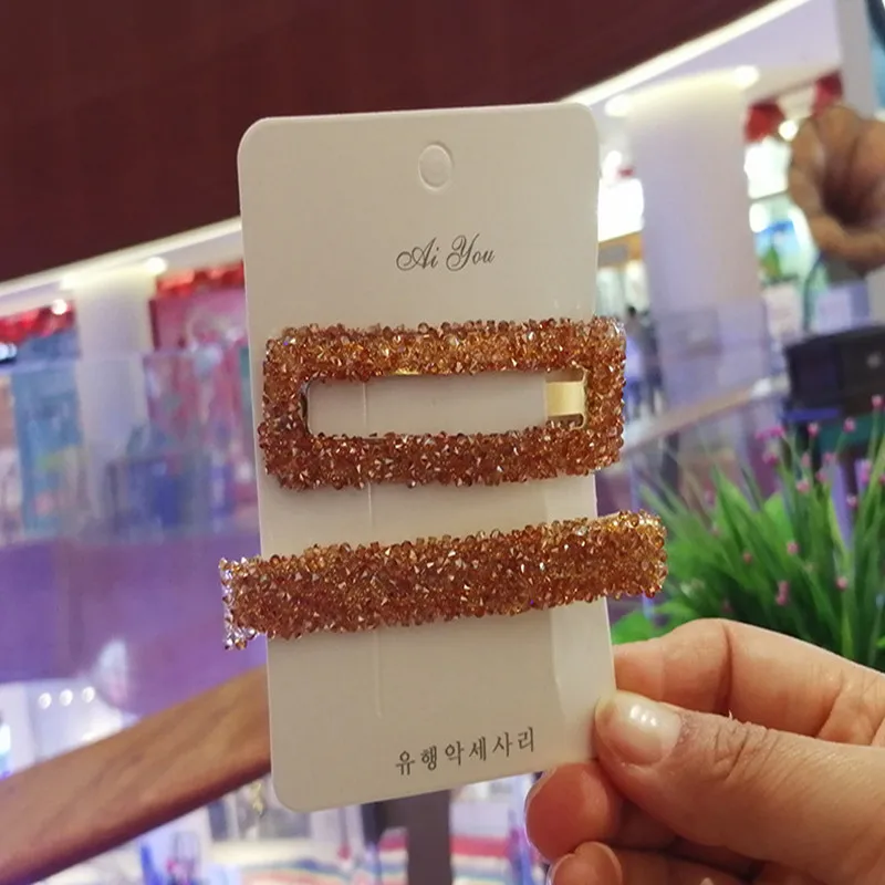 Весна и лето 2020 новый набор шпильки со стразами Утконос челка заколка аксессуары