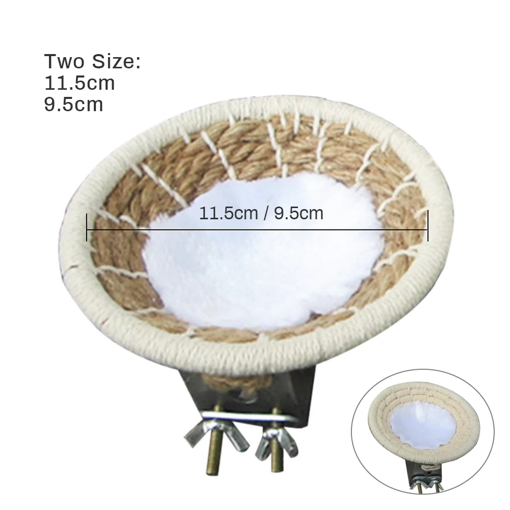 Хлопчатобумажная веревка Птичье гнездышко Попугай Игрушка висячая кровать для