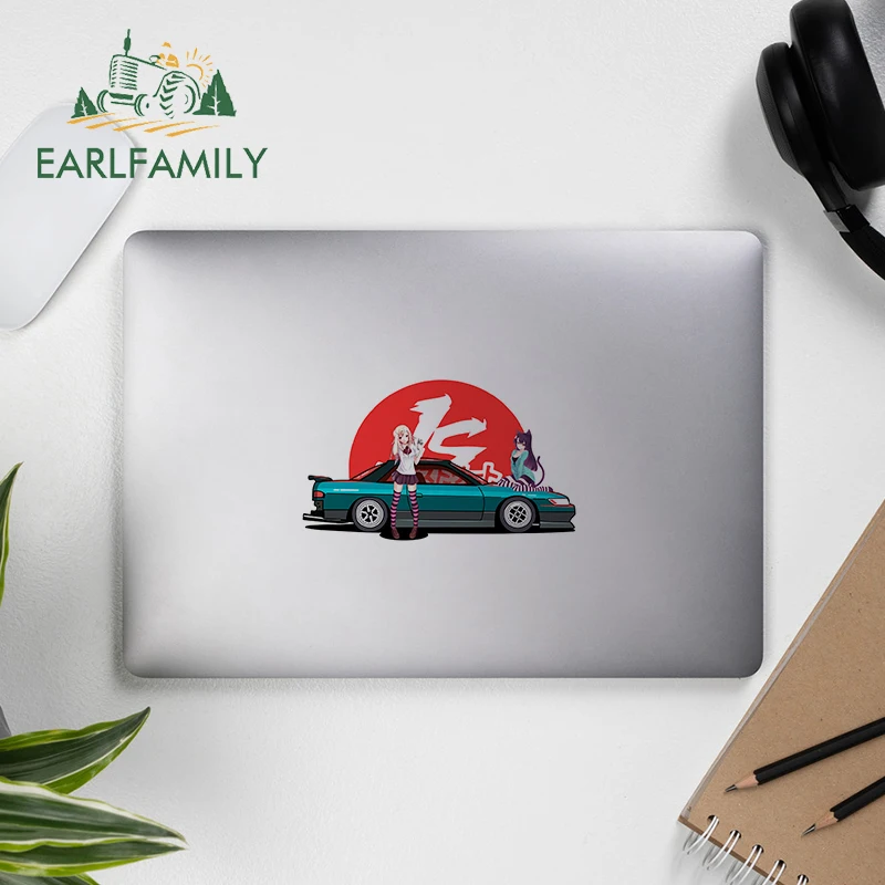 EARLFAMILY 13 см для ILLEGALSTREET X аниме оконная красивая наклейка Солнцезащитная