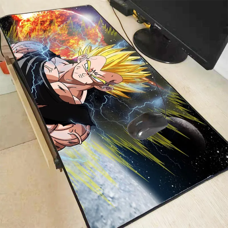 Mairuige Dragon Ball Z Аниме противоскользящие прочные резиновые компьютерные коврики резиновый замок край большой коврик для мыши геймерский коврик игровой коврик для мыши
