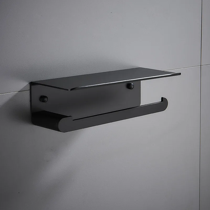 Настенный золотистый держатель для туалетной бумаги в ванную комнату рулона