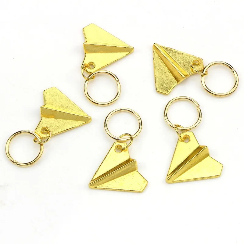 50 шт./компл. металлические африканские Кольца для волос бусины манжеты подвески