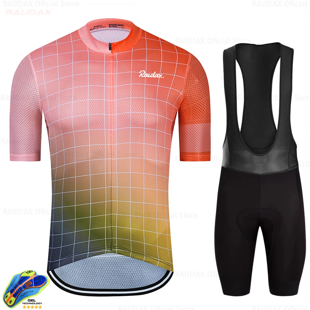Raudax мужская одежда лучшая Радужная команда RX Areo Велоспорт Джерси с коротким