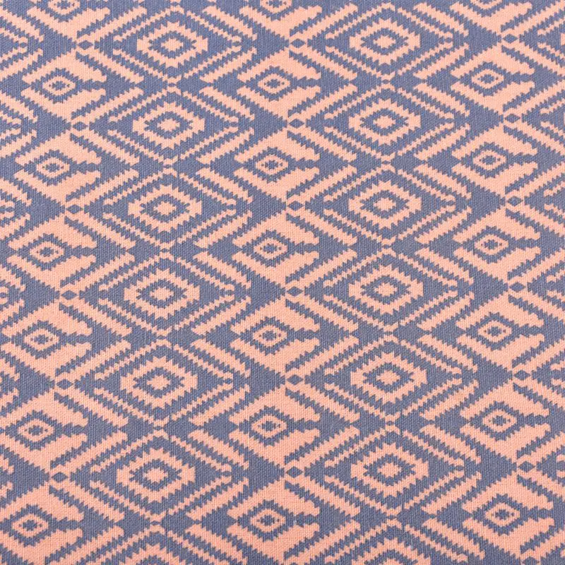 QUANFANG новая Трехцветная Геометрическая хлопковая льняная ткань для лоскутного