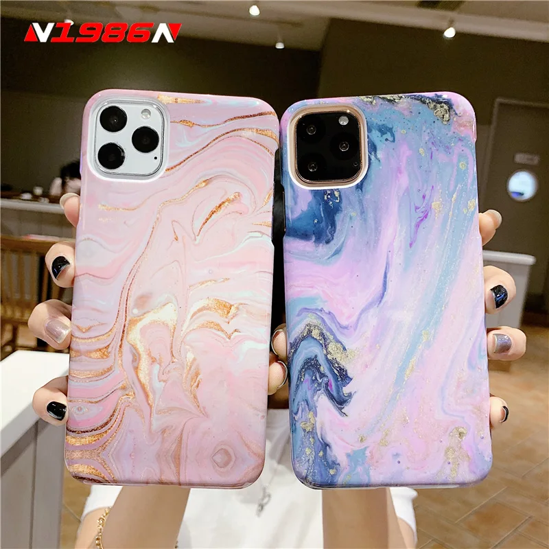 Чехол N1986N для телефона iPhone 7 8 Plus X XR XS Max 11 Pro модный Ультратонкий Твердый чехол из