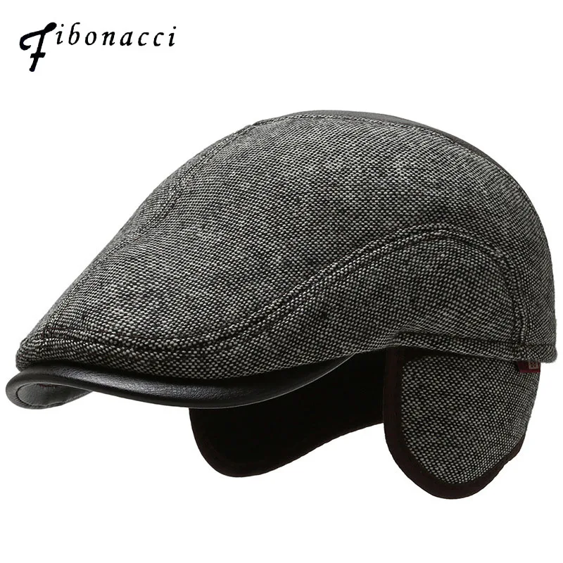 Новинка 2019 мужские кепки Fibonacci из шерсти и нейлона для газетчика мужчин