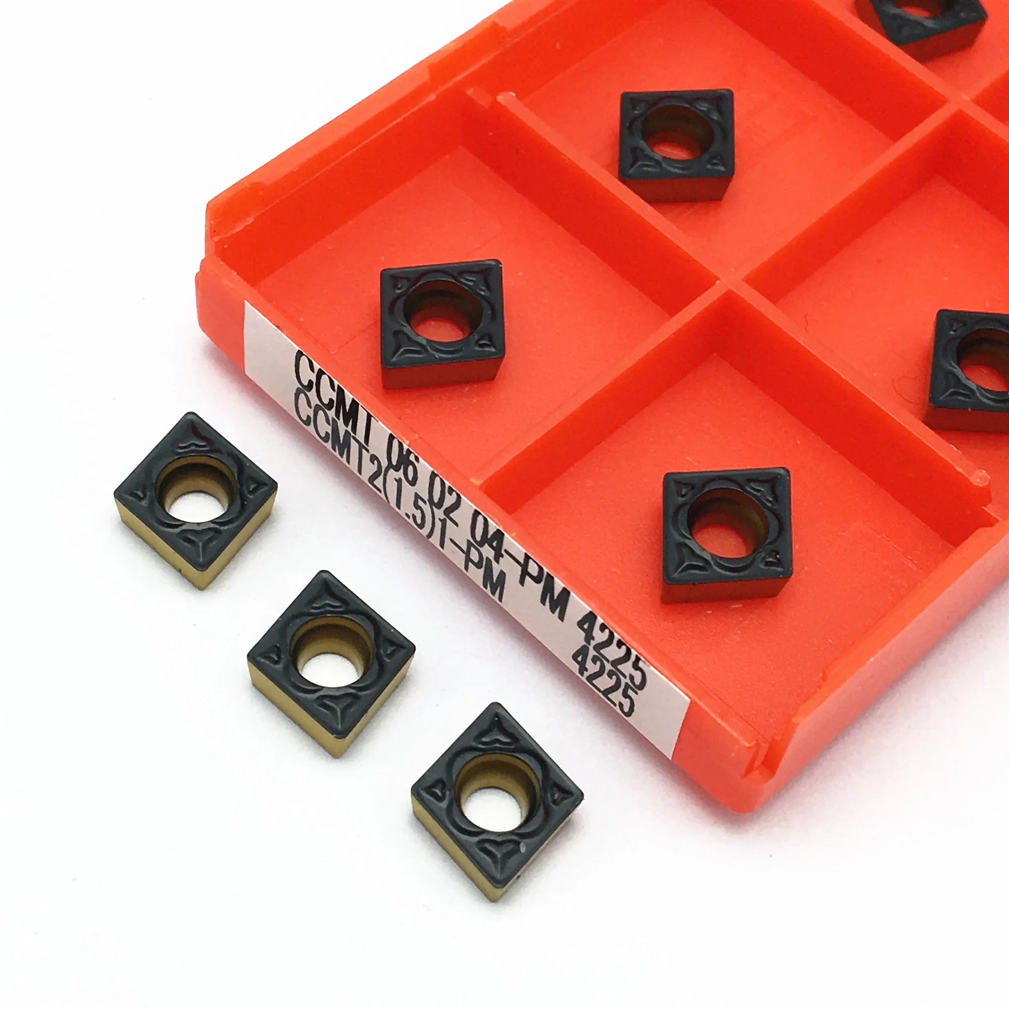

20PCS CCMT060204 PM 4225 ccmt 060204 Carbide Insert High Quality Internal Turning Lathe Tool Turning Insert