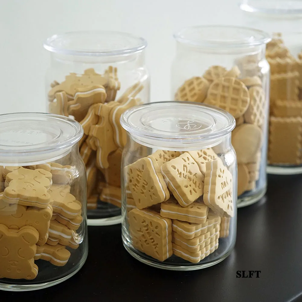 

simulation food props shop store decoration rectangle square star letters bear elephant fake Cookies Crackers biscuits model